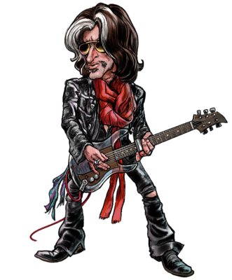 Joe Perry Caricature