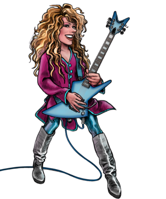 Nancy Wilson Caricature